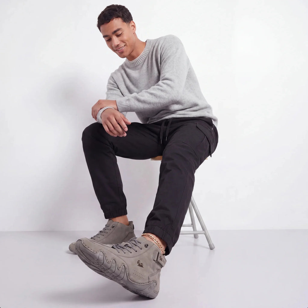 Chaussures Orthopédiques d'Hiver Doublure en Fourrure Imperméables Antidérapantes