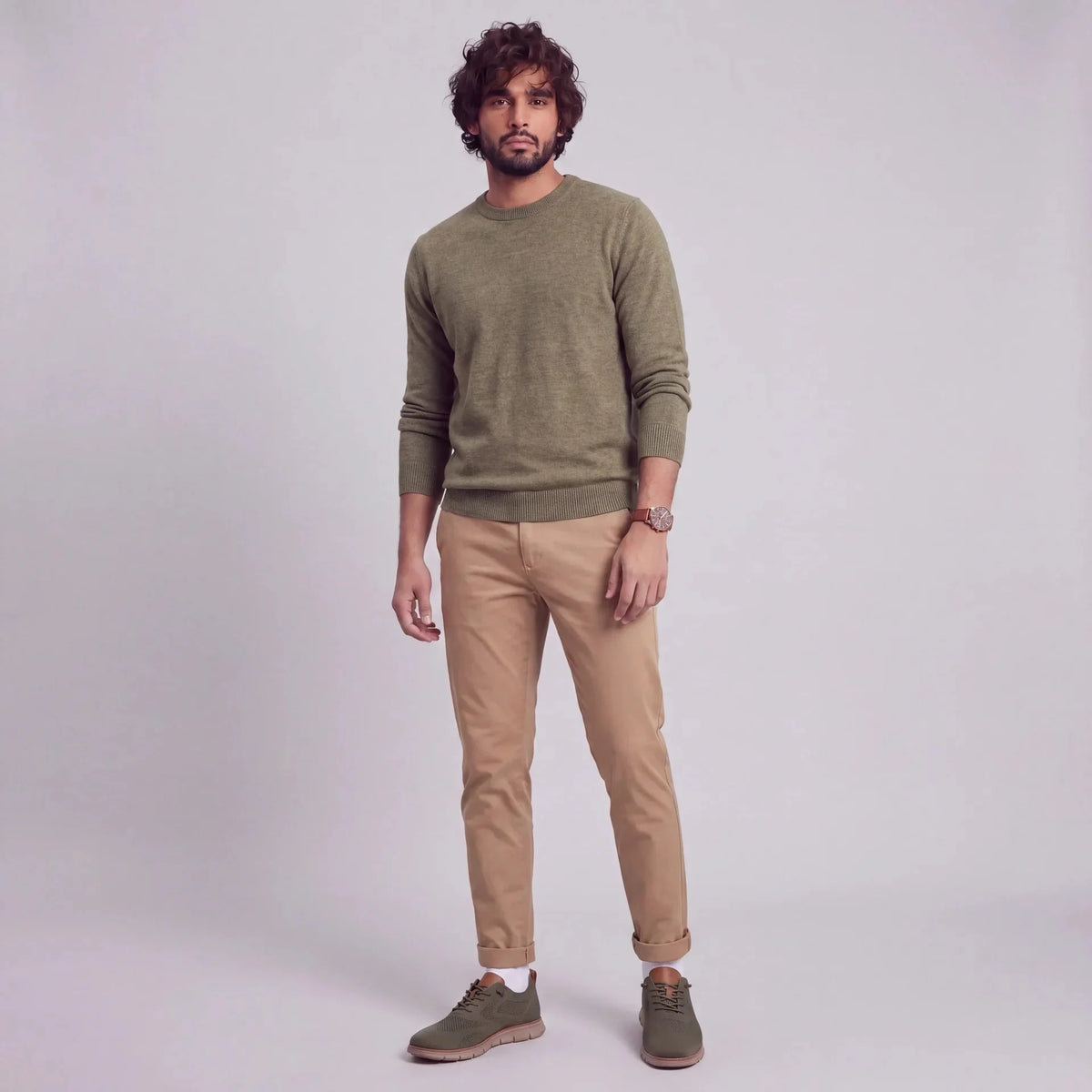Chaussures Urbaines en Cuir et Flyknit Semelle à Mémoire de Forme