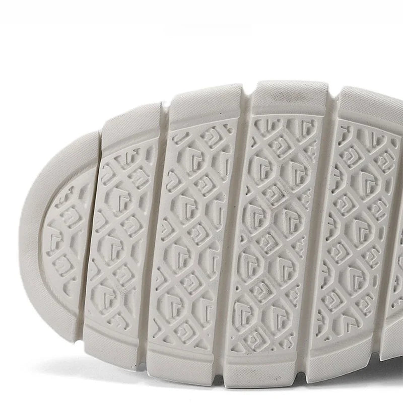Chaussures Urbaines en Cuir et Flyknit Semelle à Mémoire de Forme
